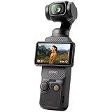 4K Vlogging Camera with 1.72'' Sensor – 2-Axis Stabilisation Action Camera, 64MP Digital Camera with Touchscreen, Subject Tracking, Compact Camera with 64GB Card for Travel Outdoor Vlog